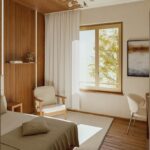 여성 건강, 작은 습관에 답이 있다…일상 속 실천법 주목 Modern bedroom with wooden accents and natural light.